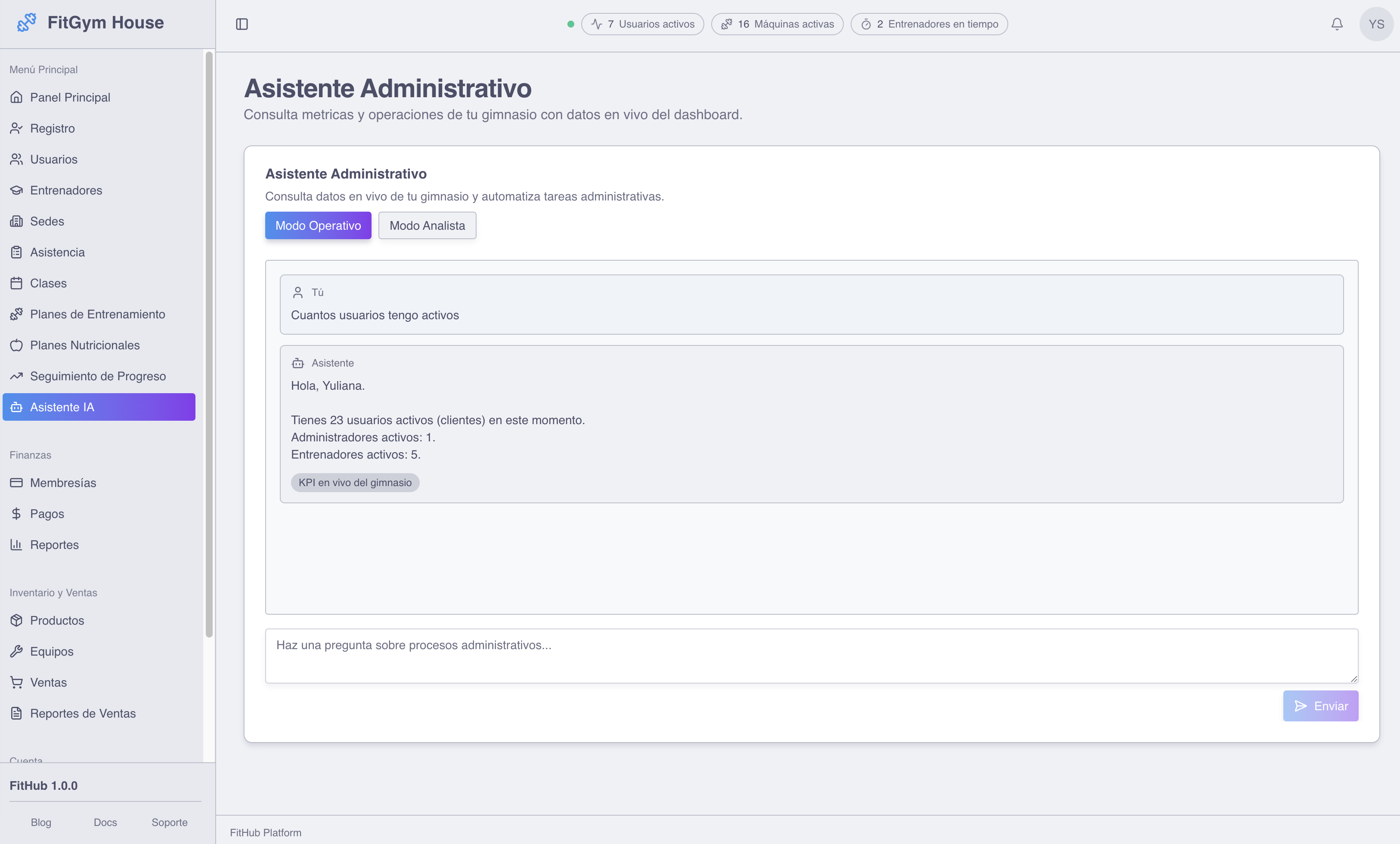 Pantallazo de dashboard 5
